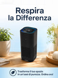 Purificatore d’Aria Portatile Flowgrid™ – Ionizzatore a Ioni Negativi per Auto e Casa
